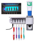 Toothbrush Sterilizer with Toothpaste Dispenser