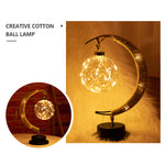 LED Moon Sepak Takraw Lamp Line Rattan Handmade Hemp Rope