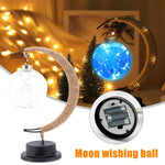 LED Moon Sepak Takraw Lamp Line Rattan Handmade Hemp Rope