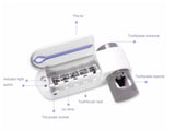 Toothbrush Sterilizer with Toothpaste Dispenser